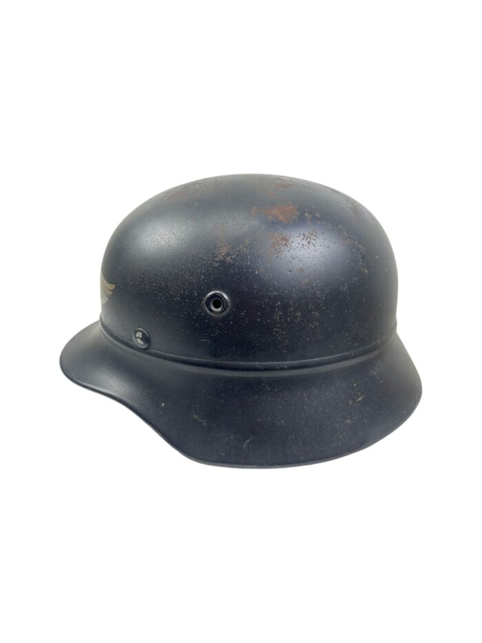 Duitse WO2 Beaded M40 Luftschutz helm - Afbeelding 4