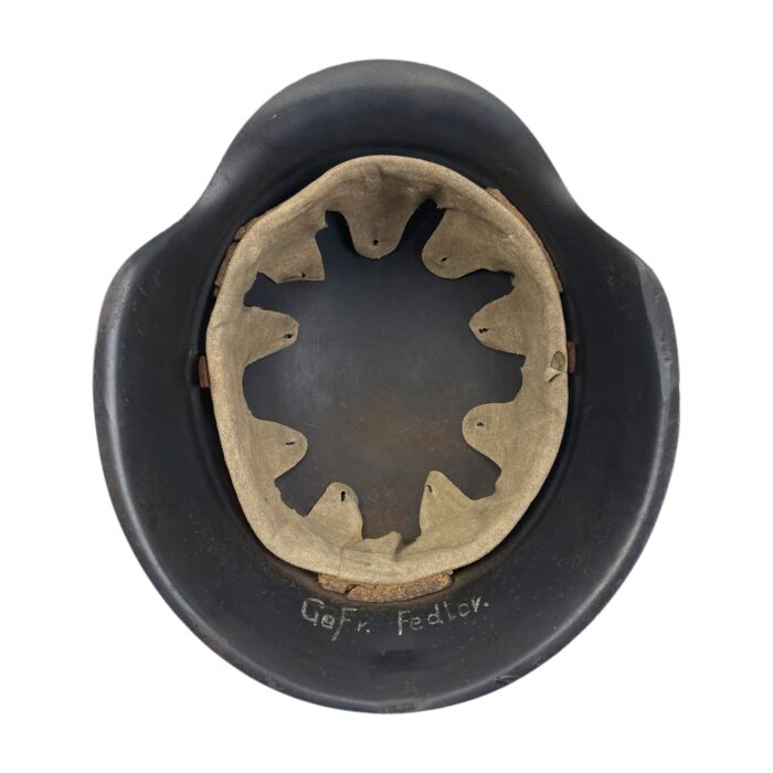 Duitse WO2 Beaded M42 Luftschutz helm - Afbeelding 9