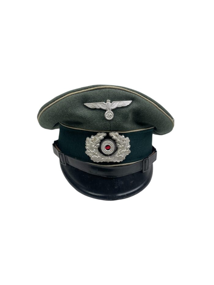 Duitse WO2 WH Infanterie NCO Schirmmütze