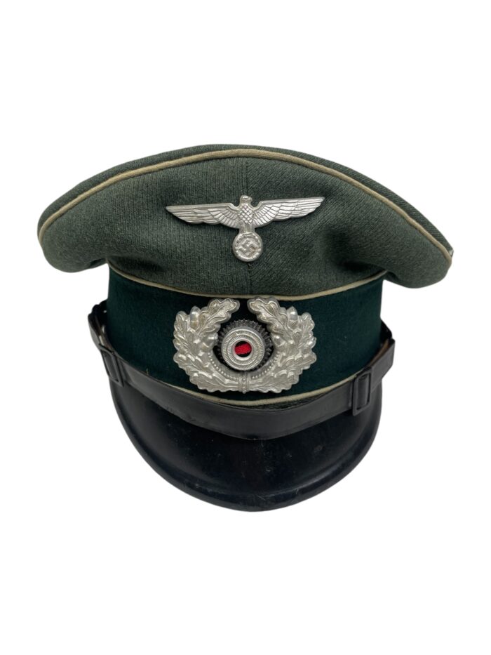 Duitse WO2 WH Infanterie NCO Schirmmütze - Afbeelding 2