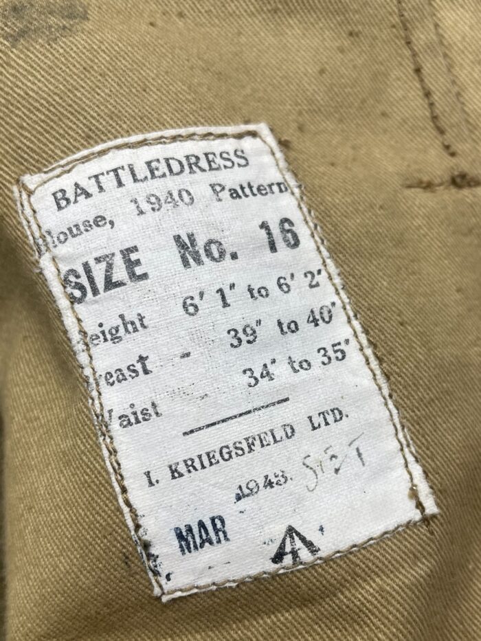 Engelse WO2 R.E. 21st Army Group battledress - Afbeelding 13