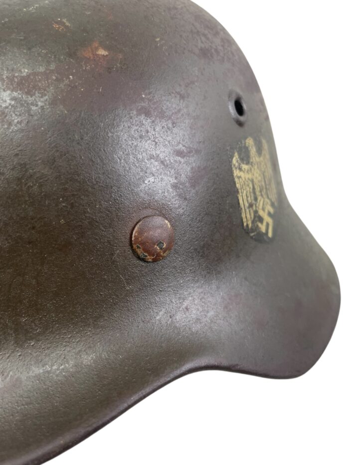 Duitse WO2 M40 SD Wehrmacht helm - Afbeelding 7