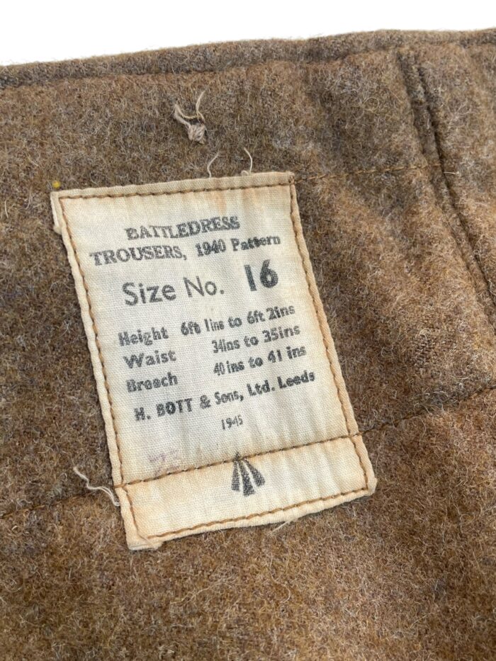 Engelse WO2 P40 Battledress broek - Afbeelding 7