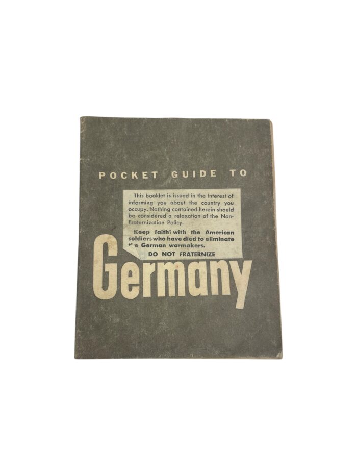Amerikaanse WO2 Pocket guide to Germany