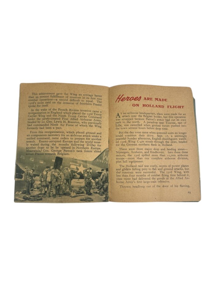Amerikaans WO2 53rd Troop Carrier Wing boekje - Afbeelding 3