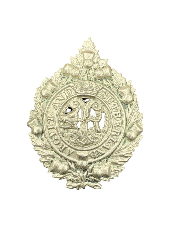 Engelse WO2 Argyll & Sutherland Highlanders cap badge - Afbeelding 2