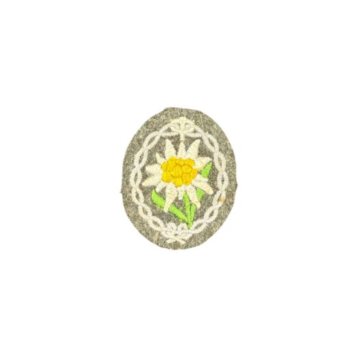 Duits WO2 Gebirgsjäger Edelweiss embleem