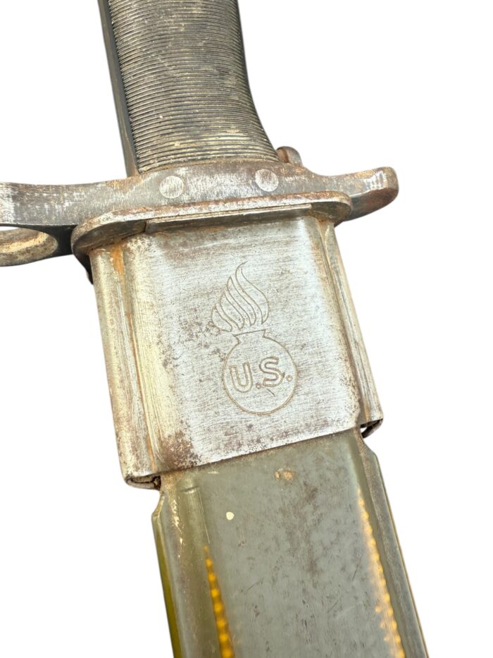 Amerikaanse WO2 Garand bajonet U.F.H. 1943 - Afbeelding 3