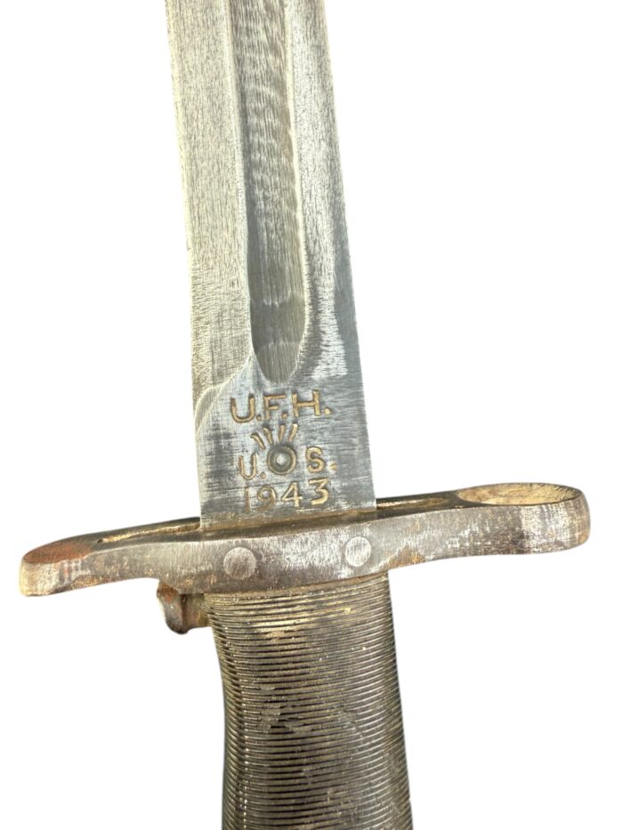 Amerikaanse WO2 Garand bajonet U.F.H. 1943 - Afbeelding 6