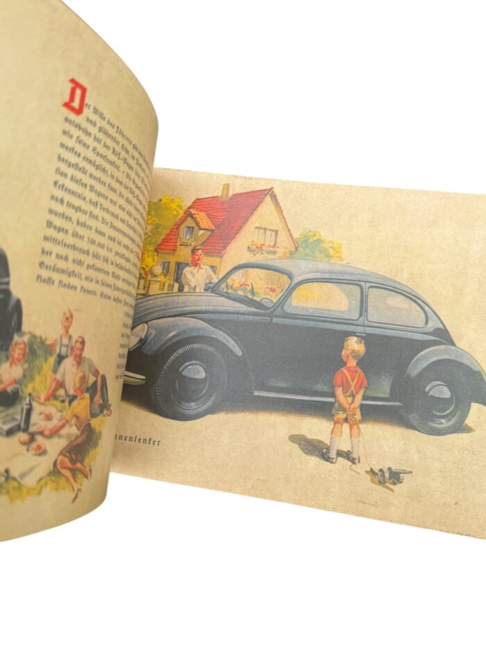 Duitse WO2 Volkswagen Kever brochure - Afbeelding 3