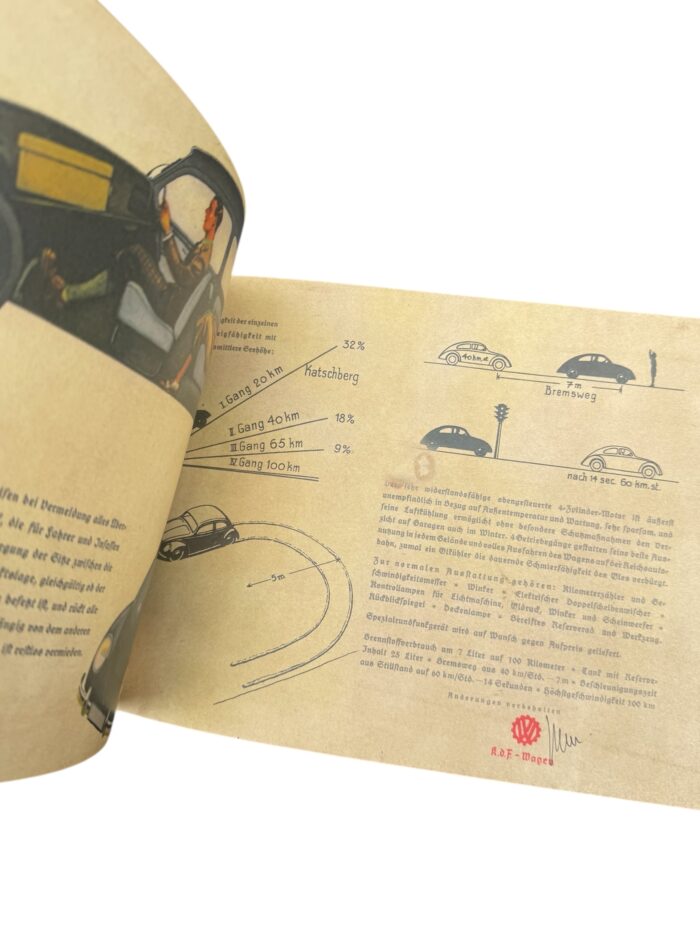 Duitse WO2 Volkswagen Kever brochure - Afbeelding 4
