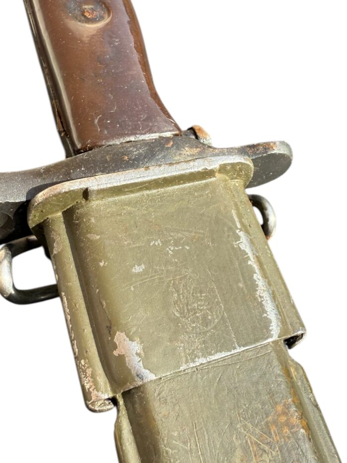 Amerikaanse WO2 Garand bajonet “Brown grip” - Afbeelding 5