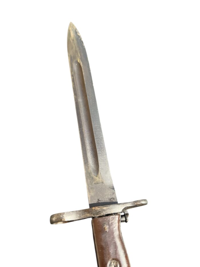 Amerikaanse WO2 Garand bajonet “Brown grip” - Afbeelding 9