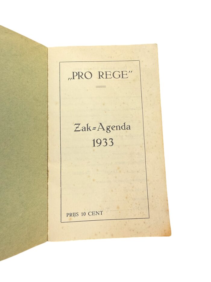 Nederlands WO2 Zakagenda - Afbeelding 2
