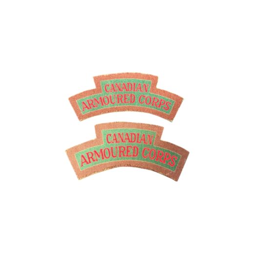 Canadese WO2 set Armoured Corps titels