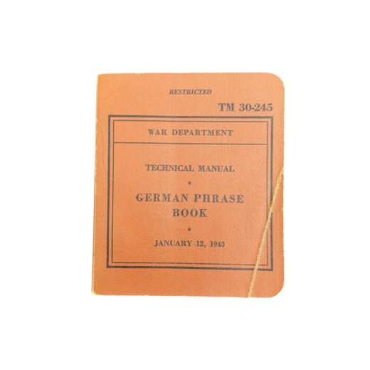 Amerikaans WO2 Phrase Book German