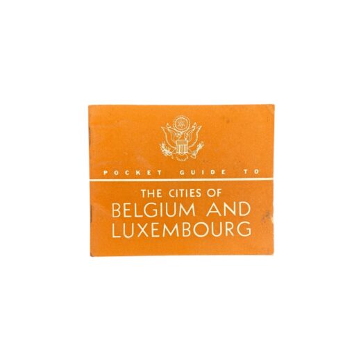 Amerikaanse WO2 Pocket Guide Belgium & Luxembourg