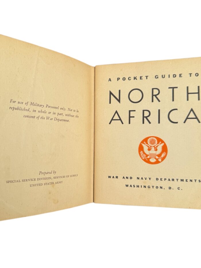 Amerikaanse WO2 Pocket Guide North Africa - Afbeelding 2