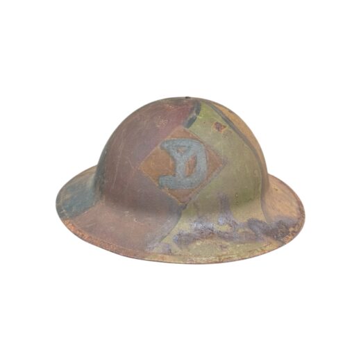 Amerikaanse WO1 26th Infantry camouflage helm