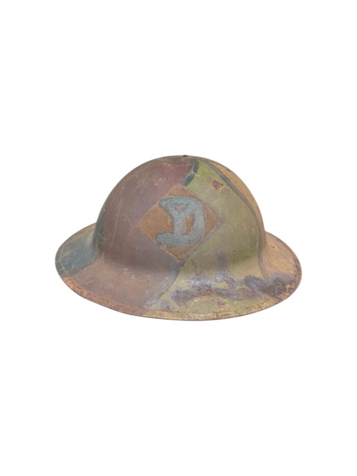 Amerikaanse WO1 26th Infantry camouflage helm