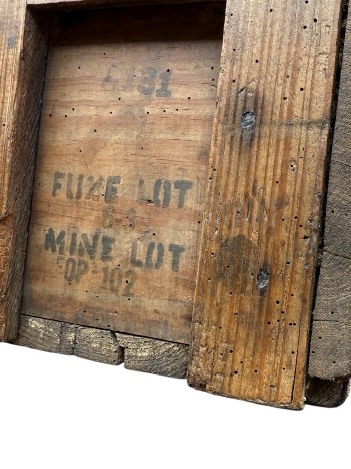Amerikaanse WO2 Anti Tank Mines kist - Afbeelding 9