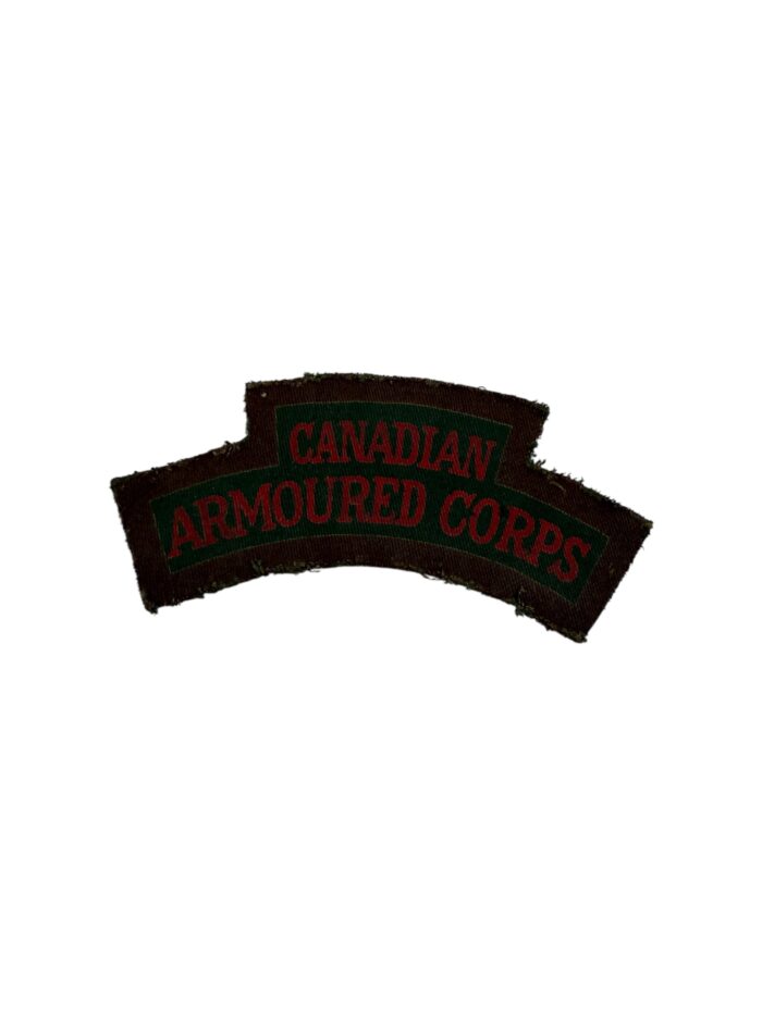 Canadese WO2 Canadian Armoured Corps titel