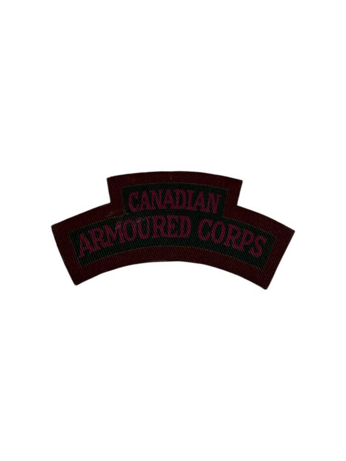 Canadese WO2 Canadian Armoured Corps titel