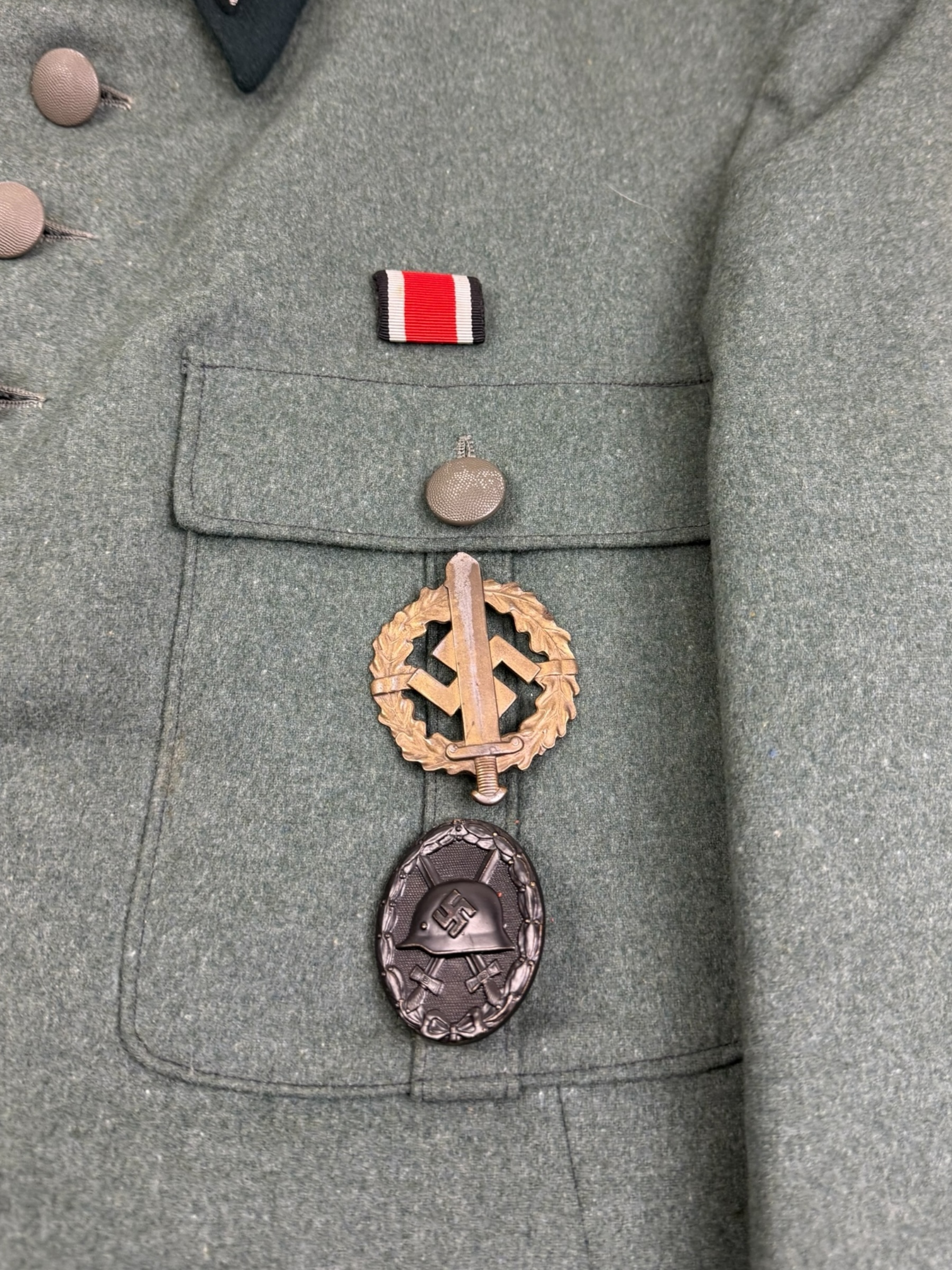 Duitse WO2 Heer Infanterie officiersjas - Afbeelding 4