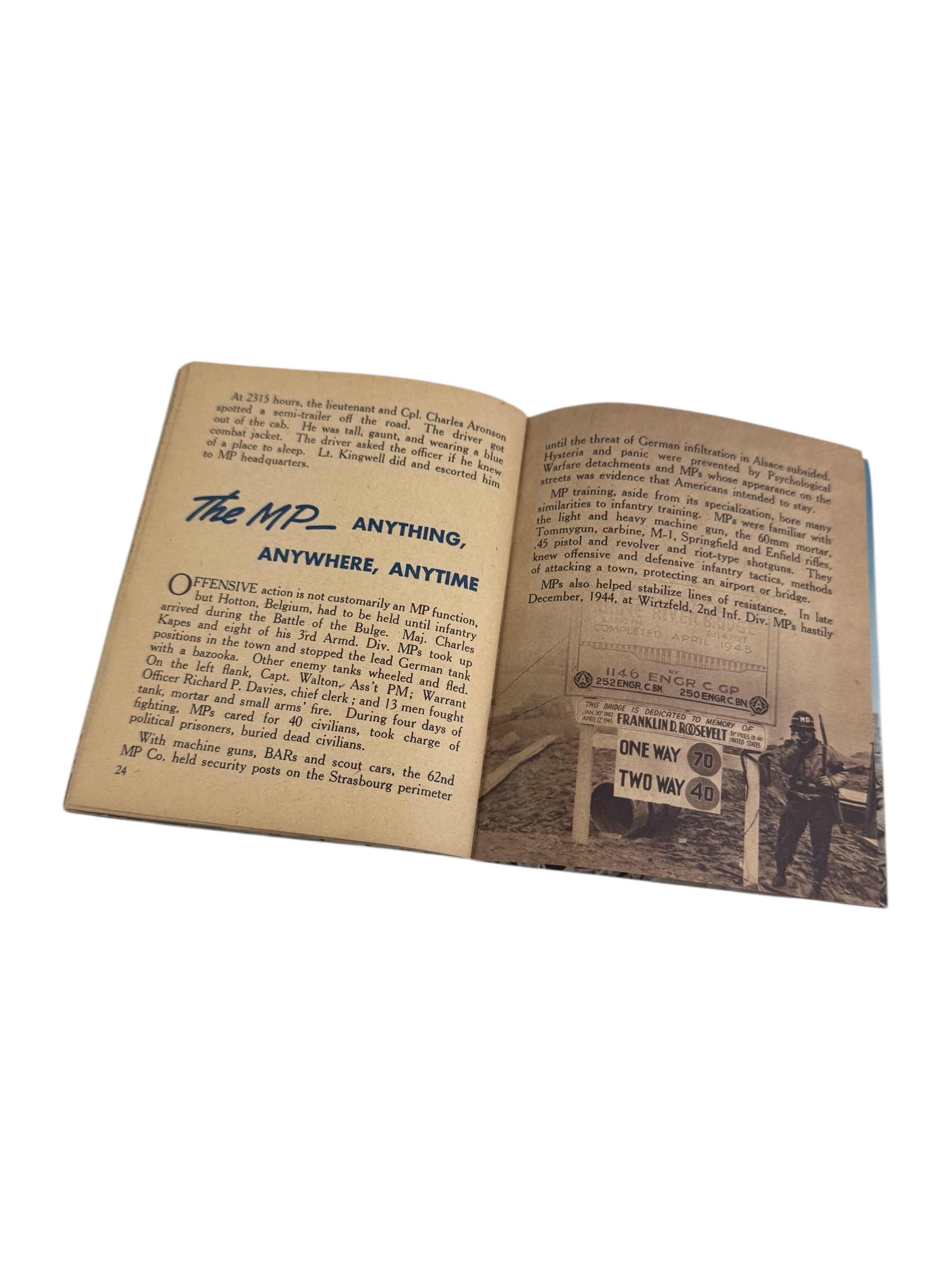 Amerikaans WO2 Military Police boekje - Afbeelding 3