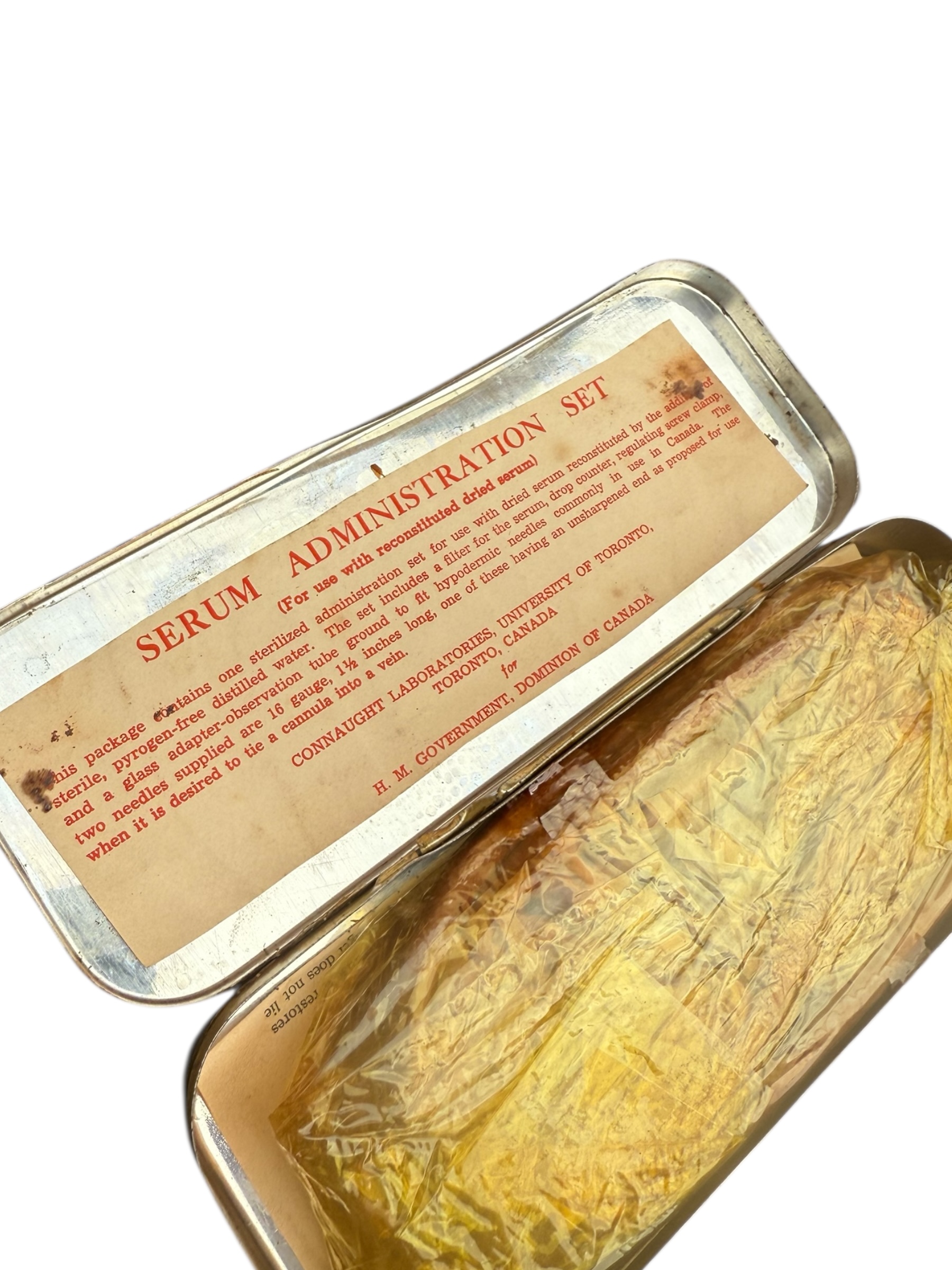 Canadese WO2 bloedtransfusiekit - Afbeelding 7