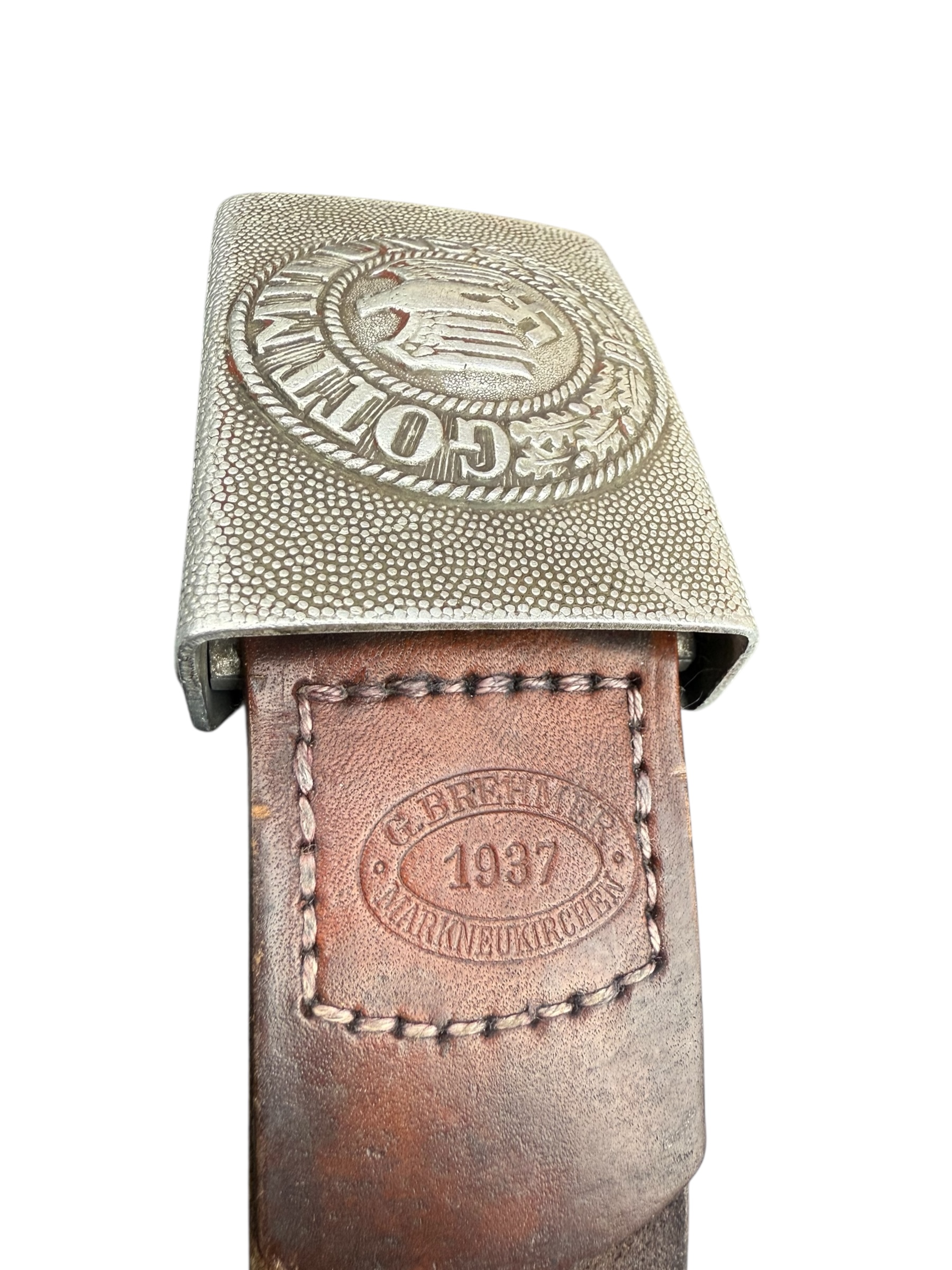 Duits WO2 Wehrmacht koppelslot & tab - Afbeelding 4