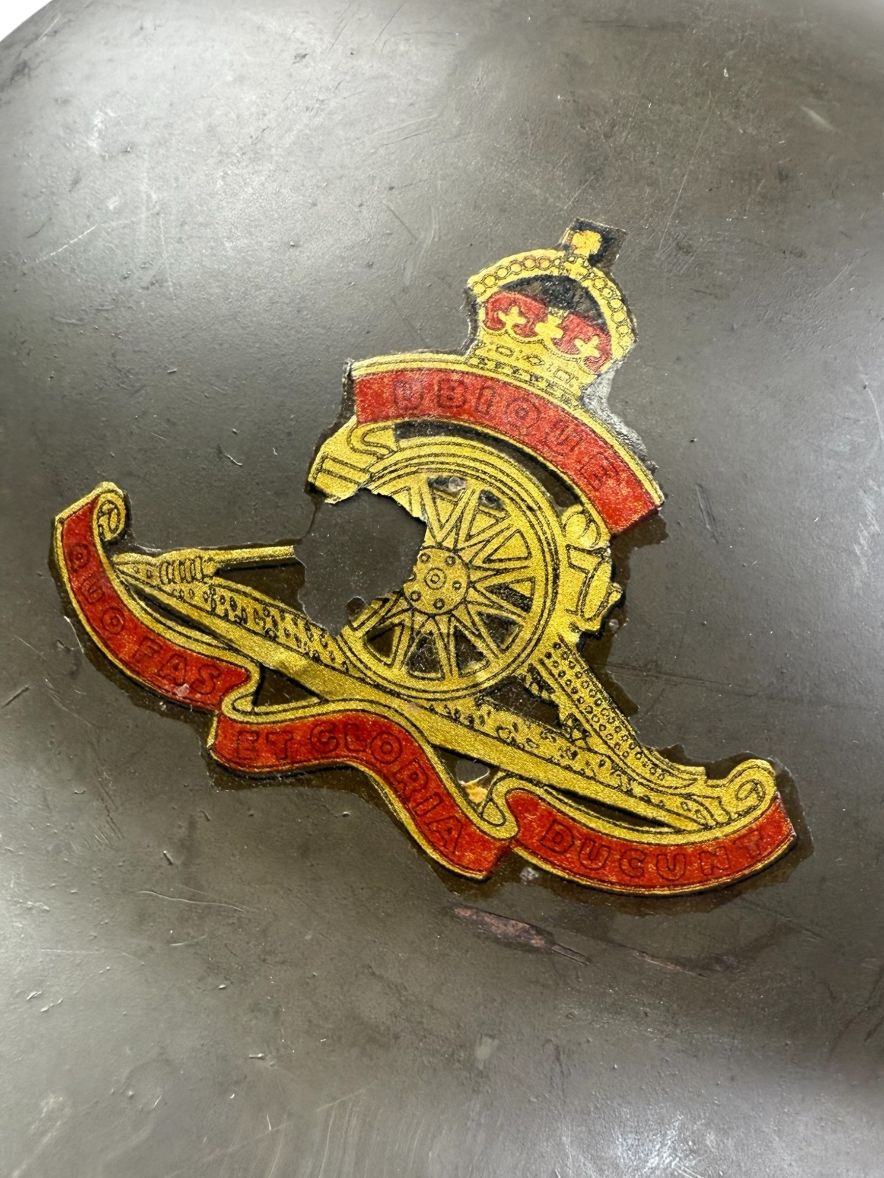 Canadese WO2 Royal Artillery helm - Afbeelding 6
