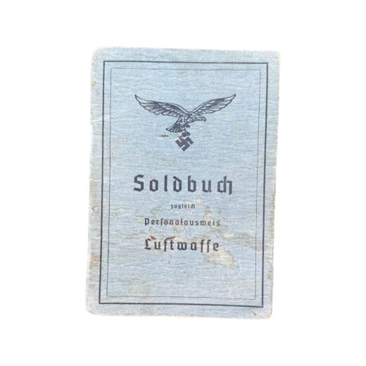 Duits WO2 Luftwaffe Soldbuch