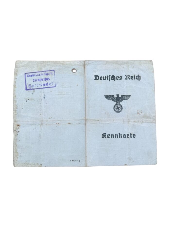 Eric Huser Wo2 Duitse WO2 Kennkarte – Marvins Military