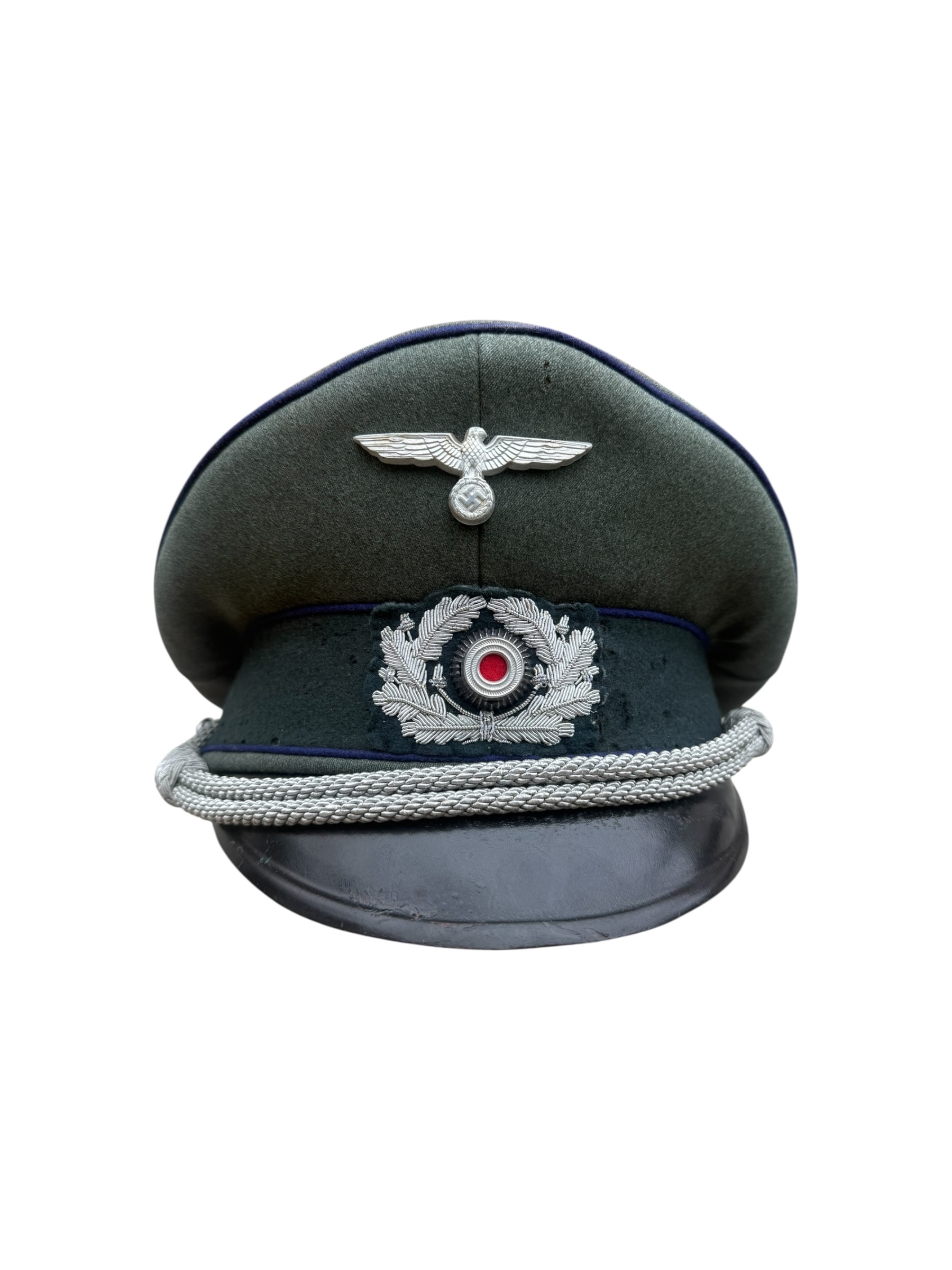 Duitse WO2 medische officiers Schirmmütze