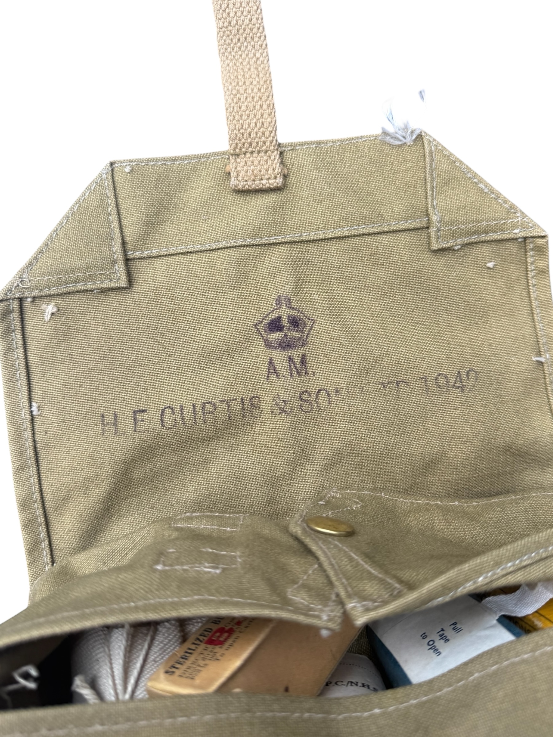 Engelse WO2 Aircraft First Aid Kit - Afbeelding 6