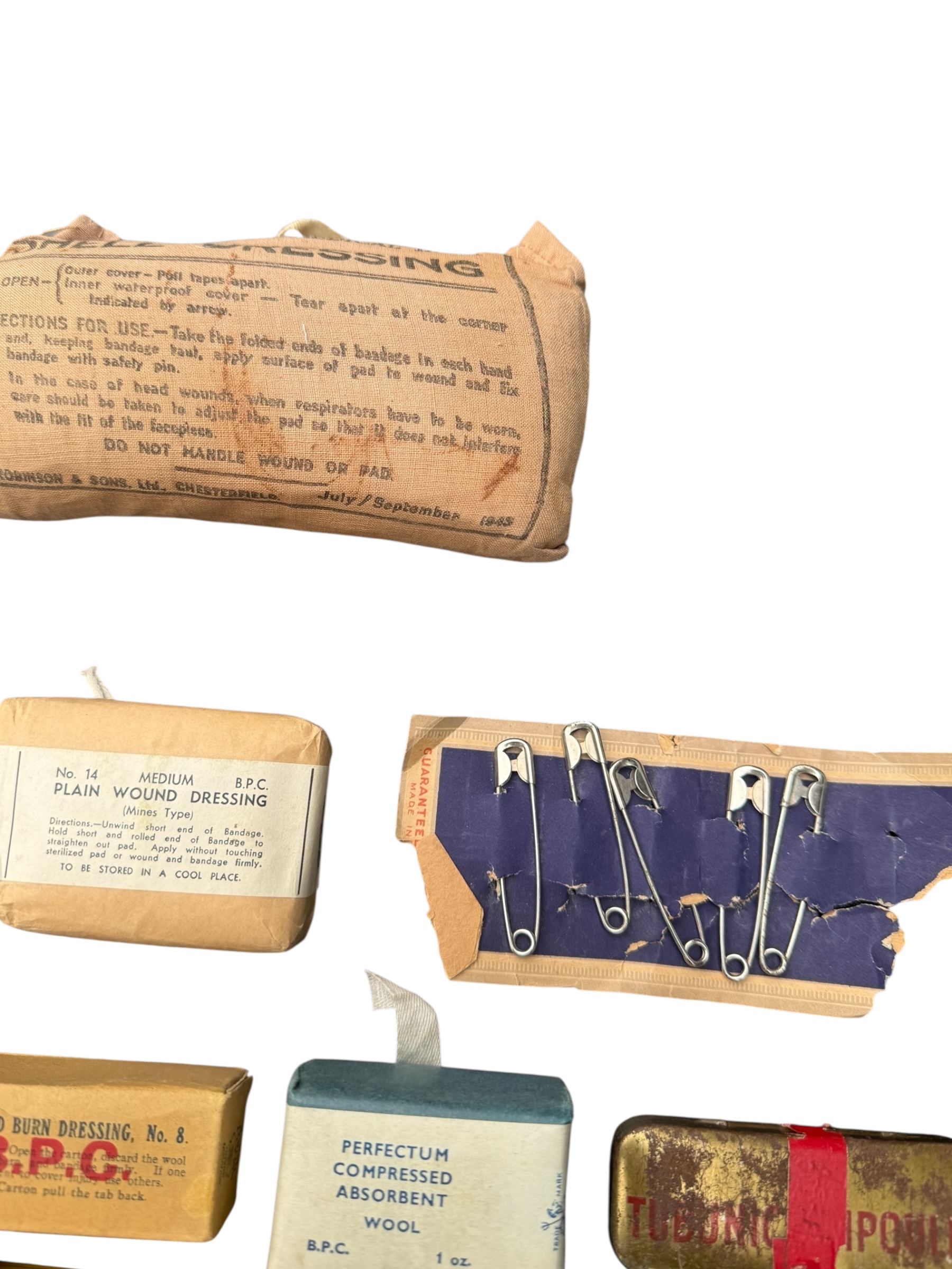 Engelse WO2 Aircraft First Aid Kit - Afbeelding 10