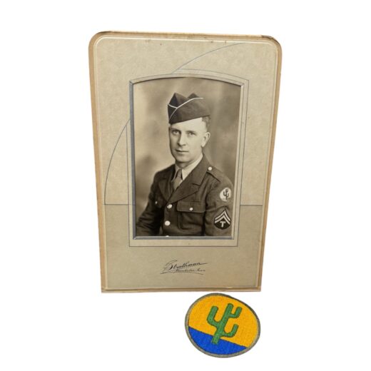Amerikaans WO2 103rd Inf Div portret