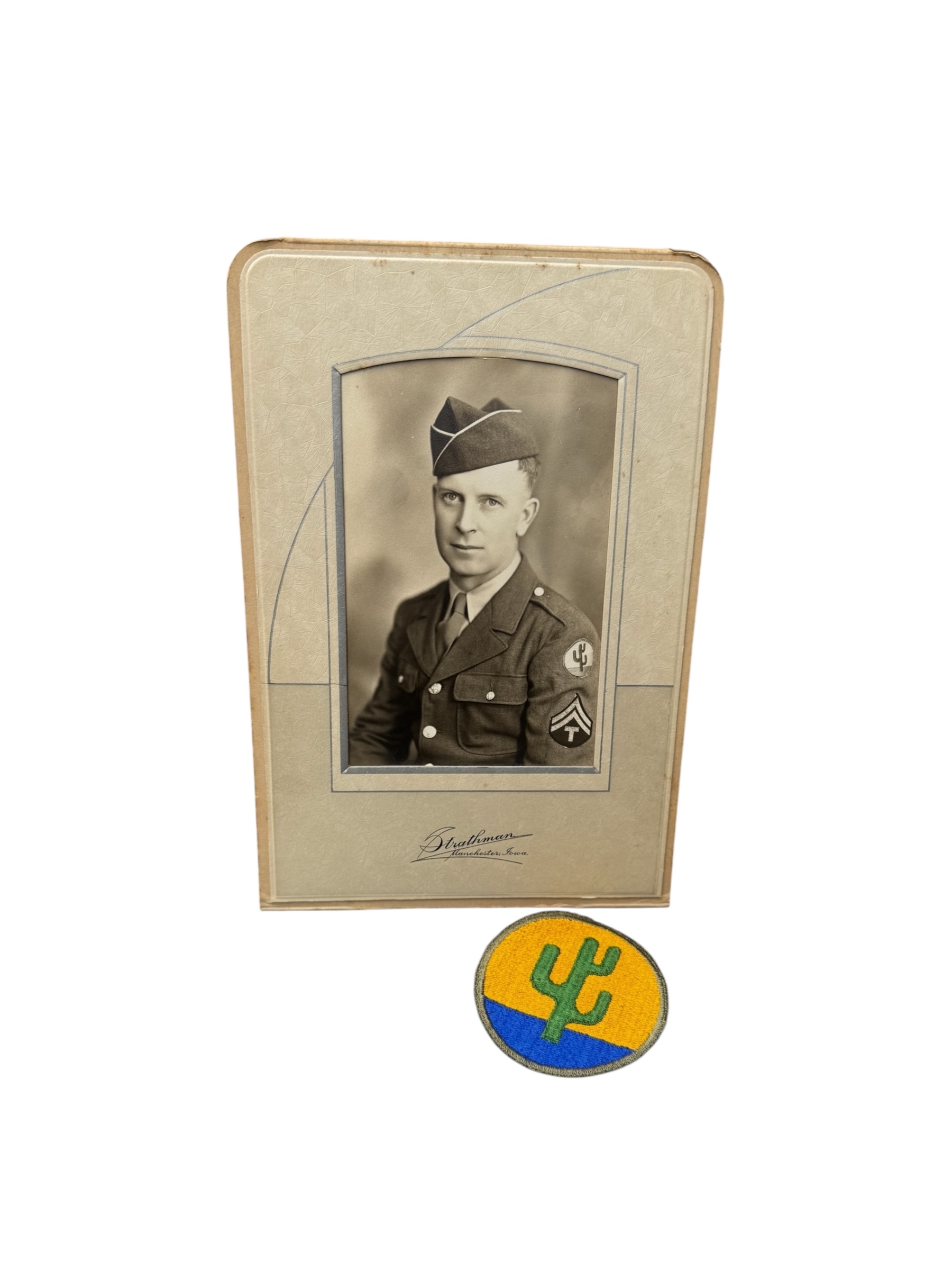 Amerikaans WO2 103rd Inf Div portret