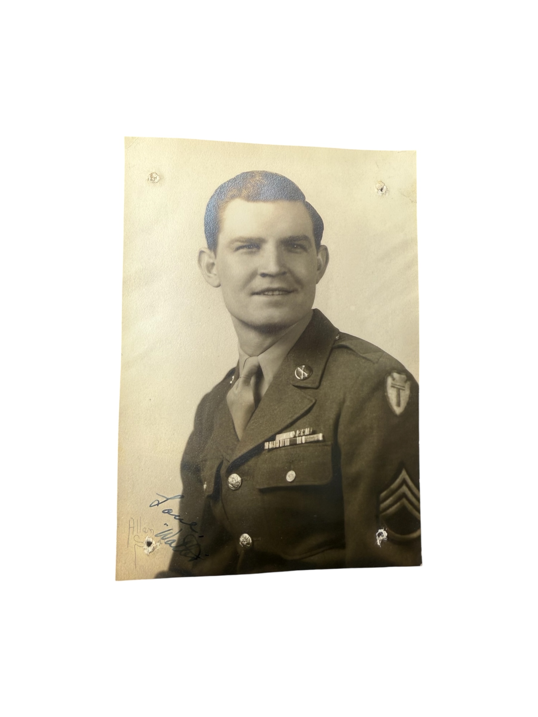 Amerikaanse WO2 36th Inf Div foto - Afbeelding 2