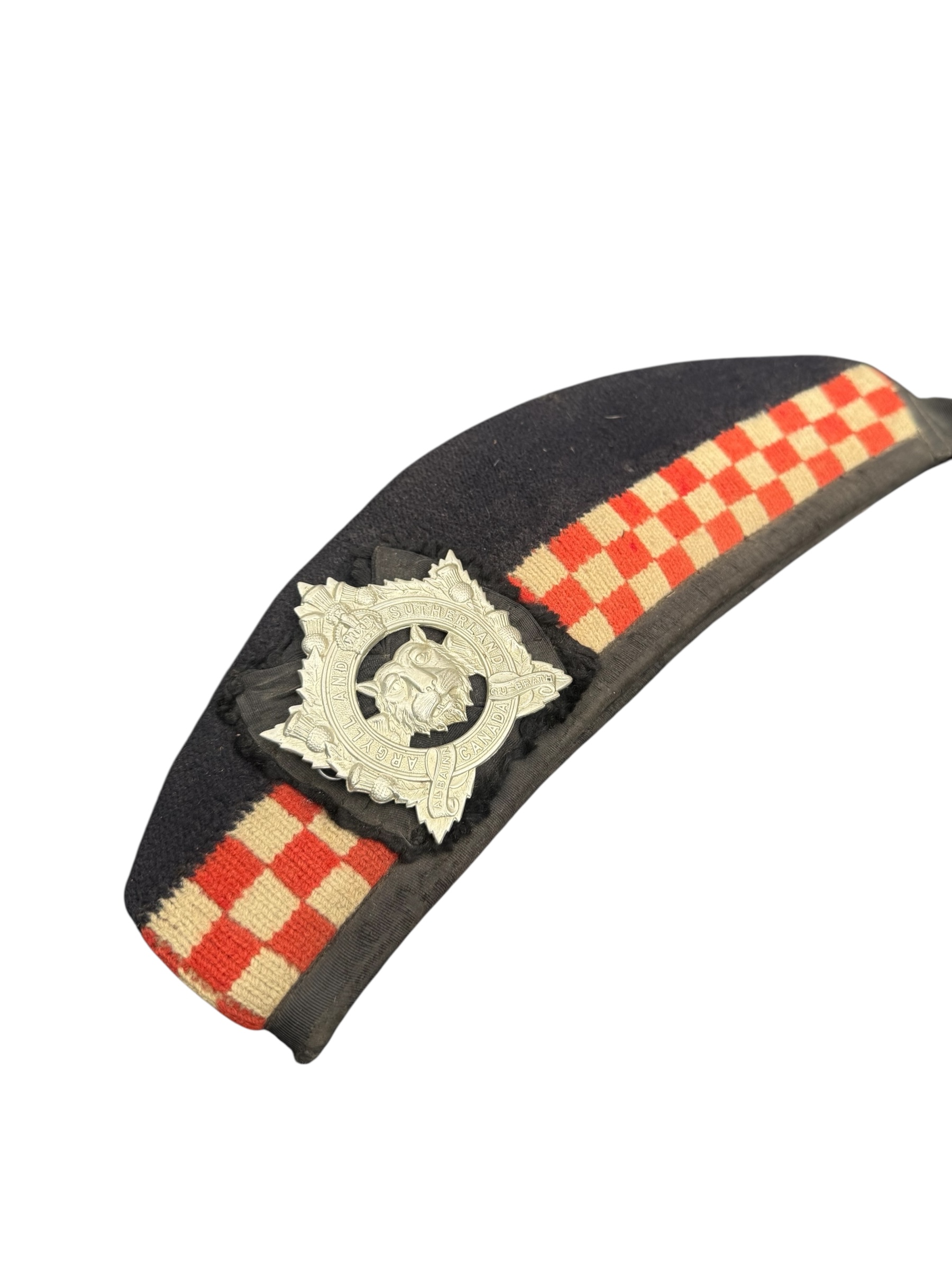 Engelse WO2 Argyll & Sutherland Highlanders of Canada Glengarry - Afbeelding 2