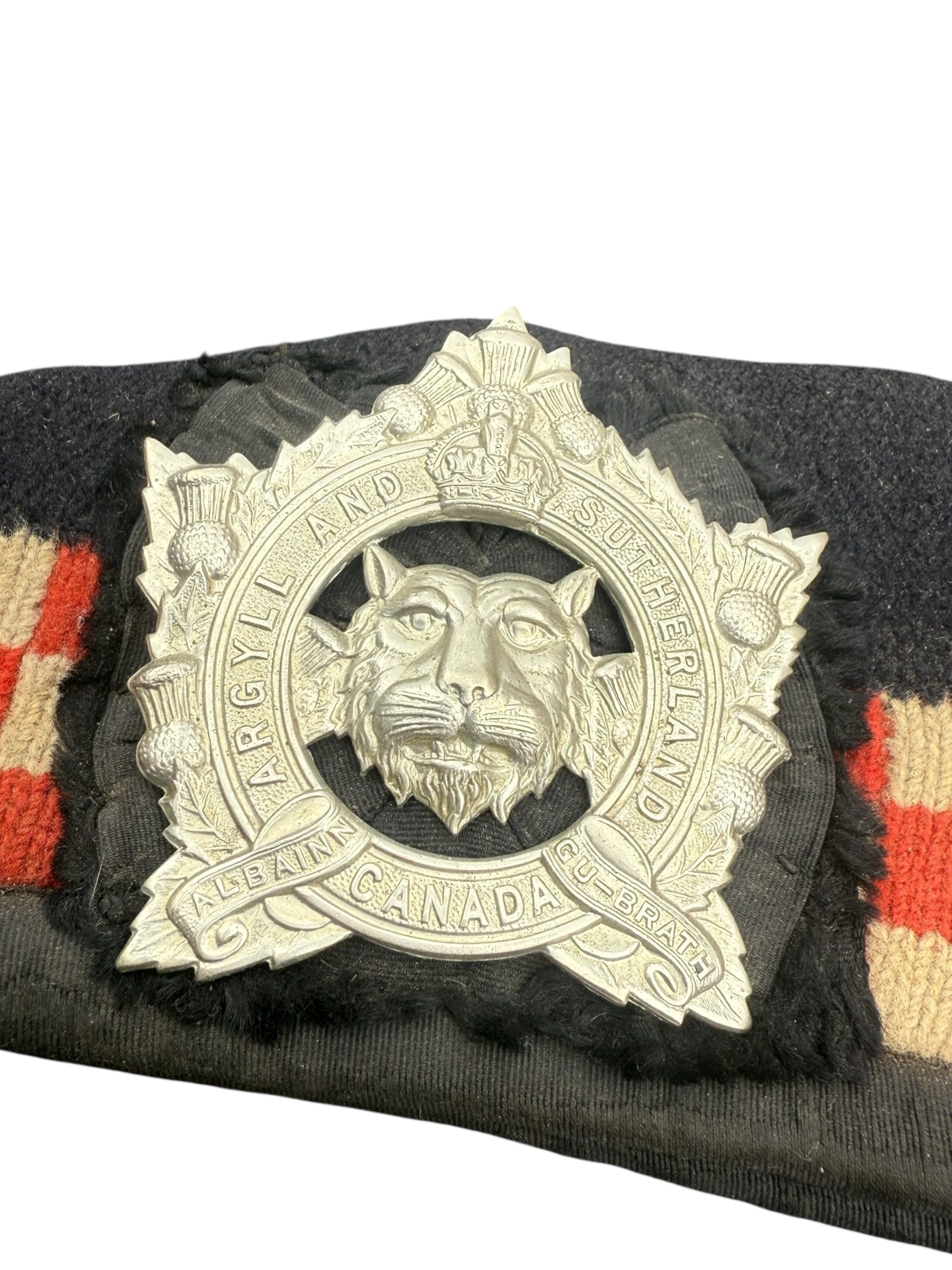 Engelse WO2 Argyll & Sutherland Highlanders of Canada Glengarry - Afbeelding 4