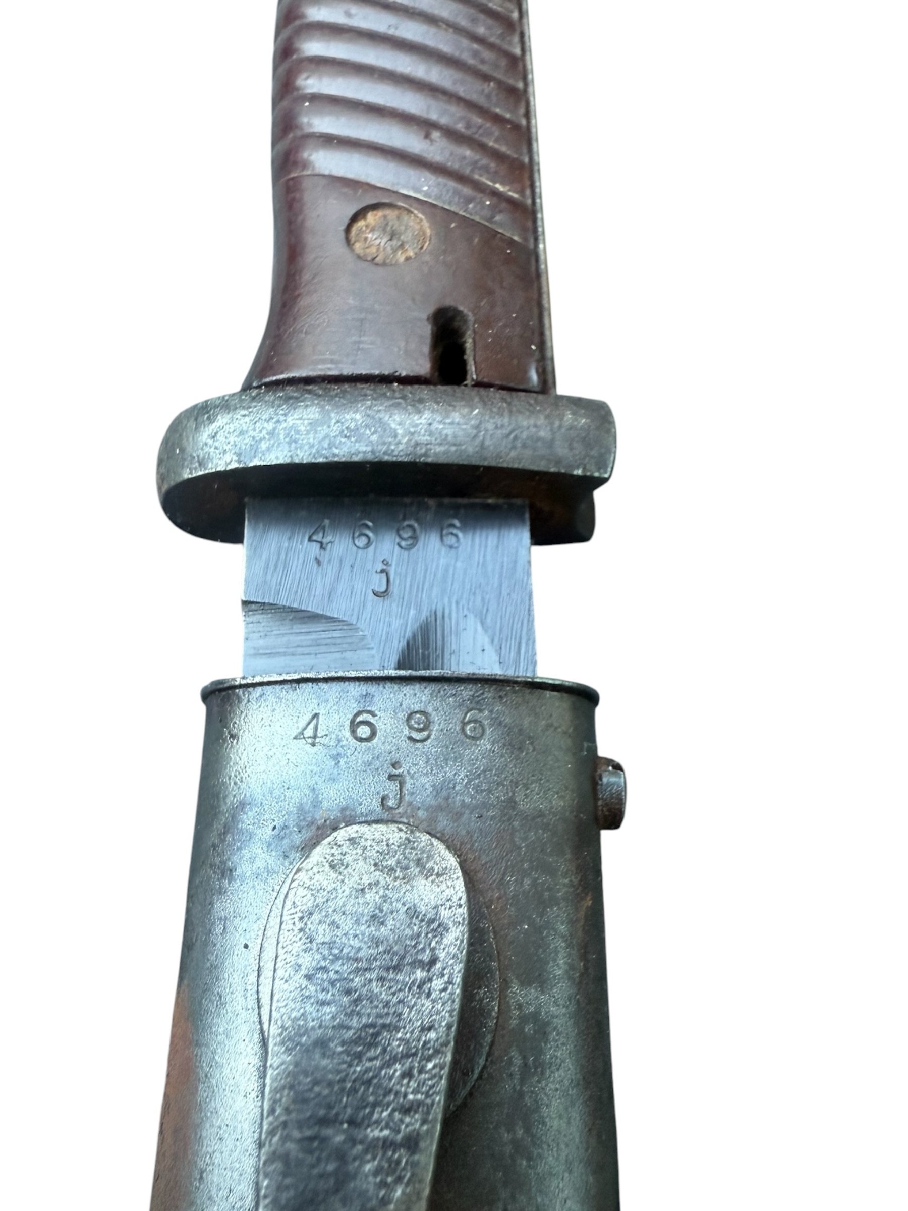 Duitse nummergelijke WO2 K98 bajonet - Afbeelding 4