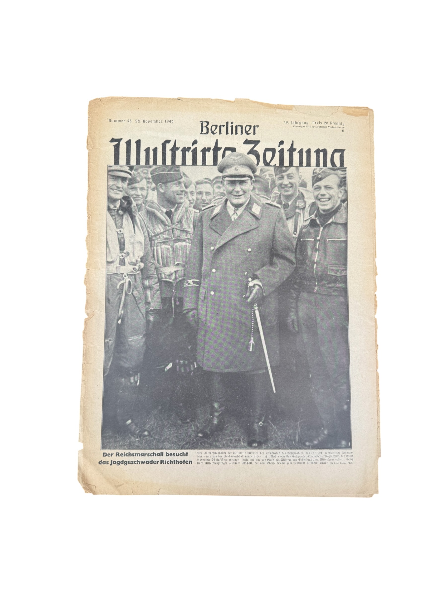 Duitse WO2 Berliner Illustrierte Zeitung