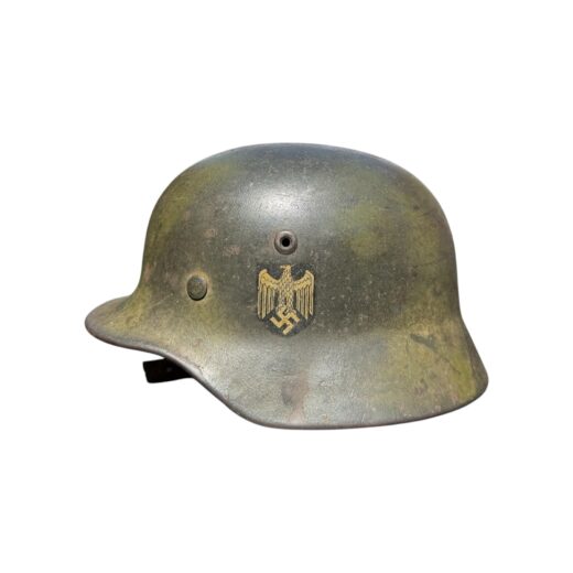 Duitse WO2 M35 camouflage helm