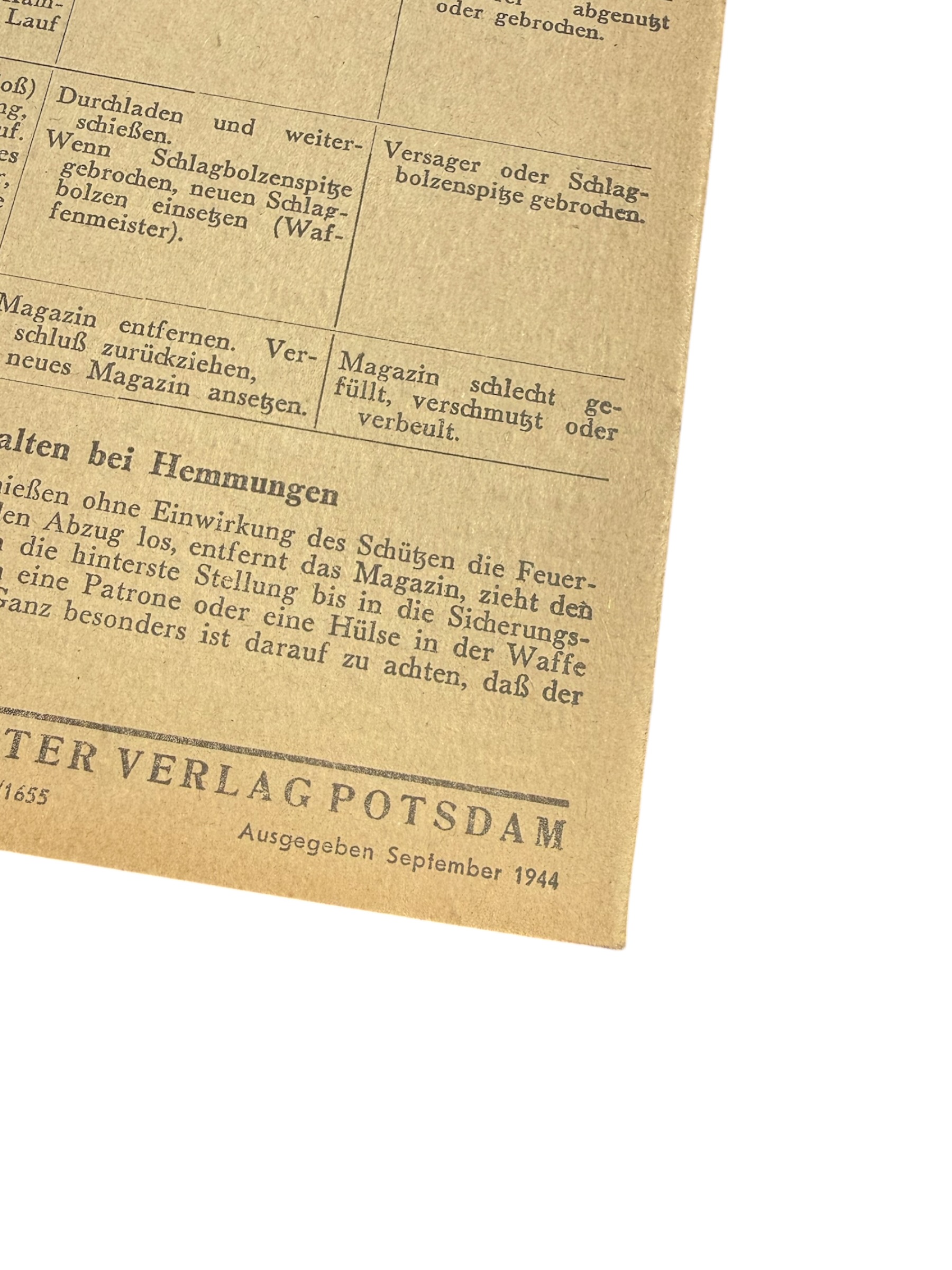 Duitse WO2 MP40 handleiding - Afbeelding 5