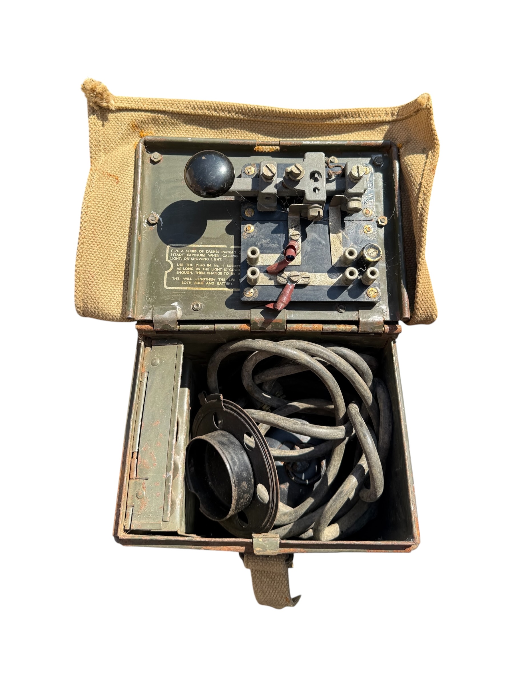 Engelse WO2 Signalling lamp - Afbeelding 5