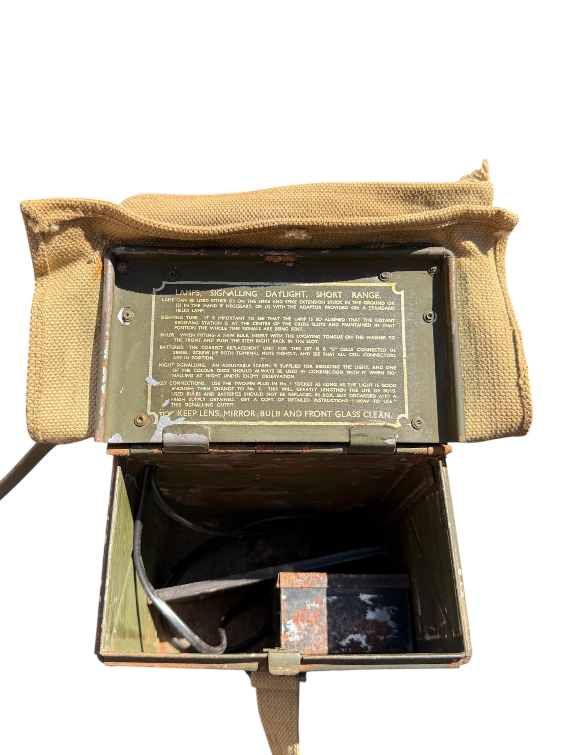 Engelse WO2 Signalling lamp - Afbeelding 8