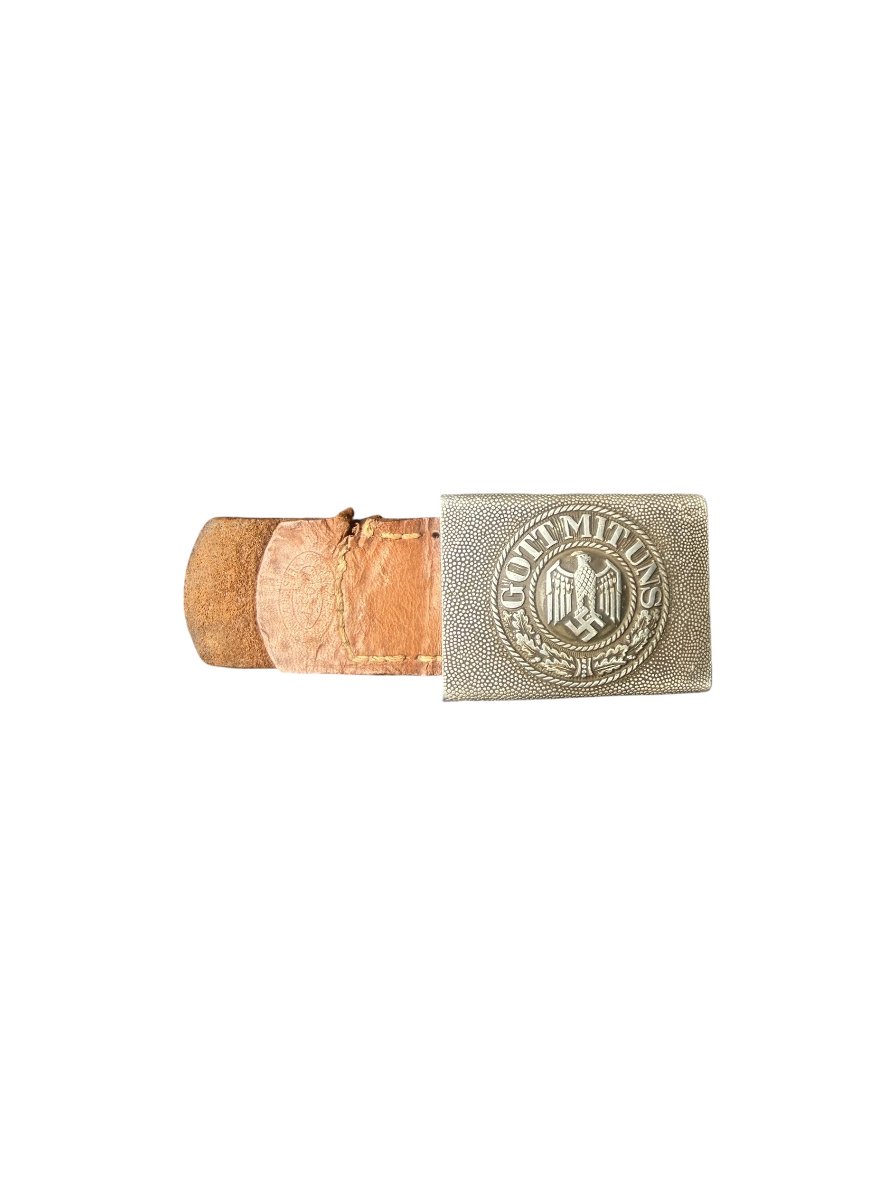Duits WO2 Wehrmacht koppelslot & tab