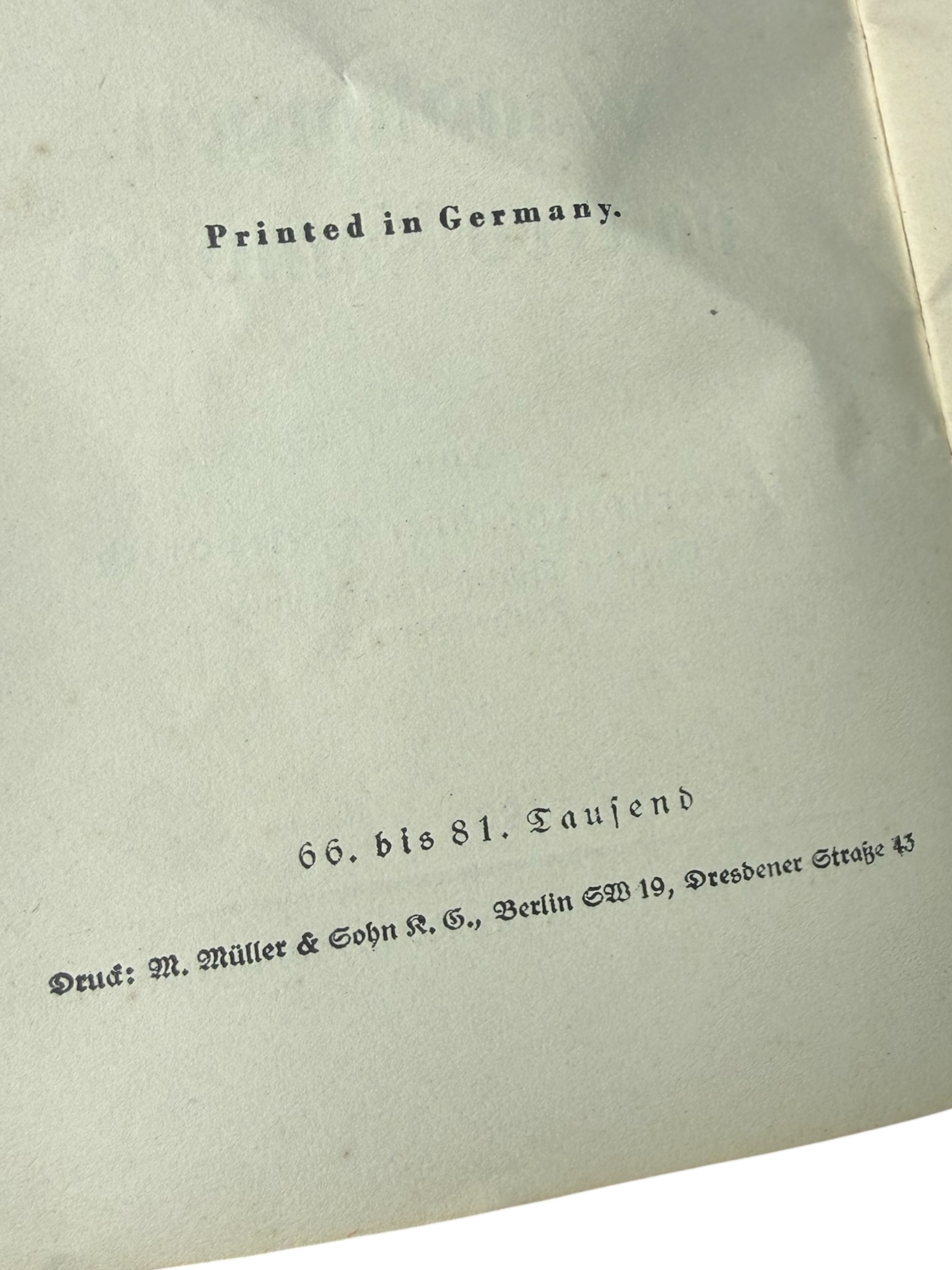 Duitse WO2 SS Brochure - Afbeelding 3